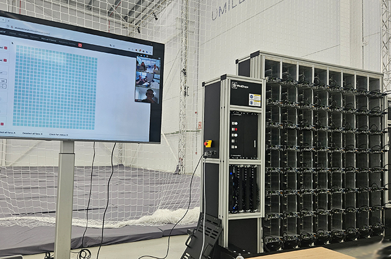 Instalación sistema WINDSHAPE en TECNALIA